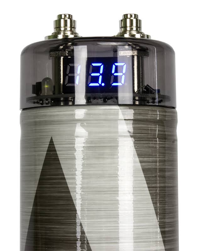 2 Farad Car Hybrid Digital Power Capacitor Blue LED R2562