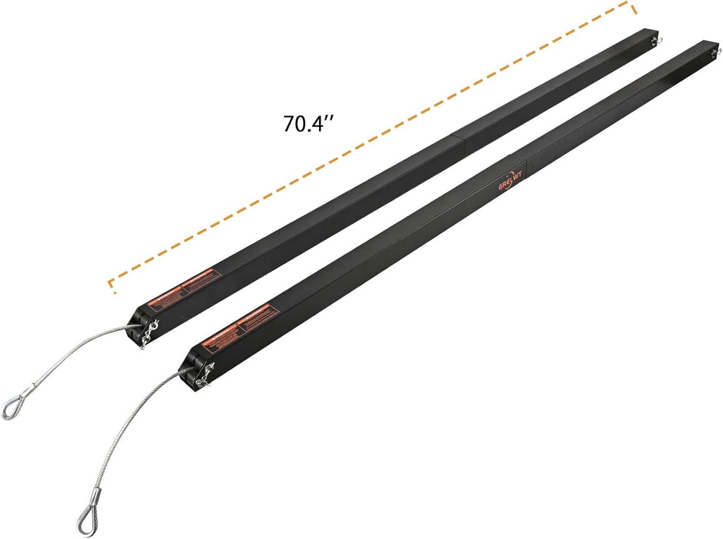 Trailer Gate Lift Assist 2 Sided, Fits Side Rails 10 to 24 Inch, 300 LBS, Black Y243852