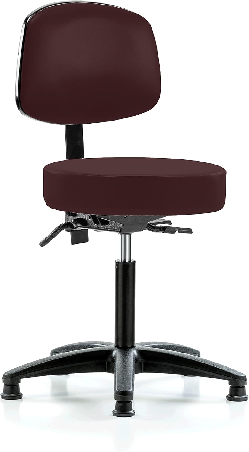 Adjustable Doctor's Stool with Back F346654