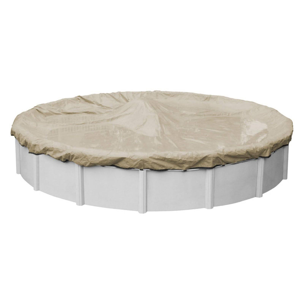 Tan Round Winter Pool Cover V28617