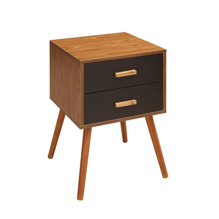 Blue 2-Drawer End Table F34738