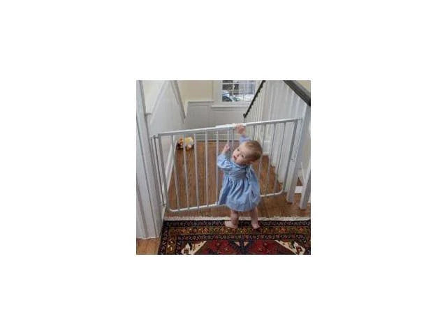 White Stairway Pet Gate T54766