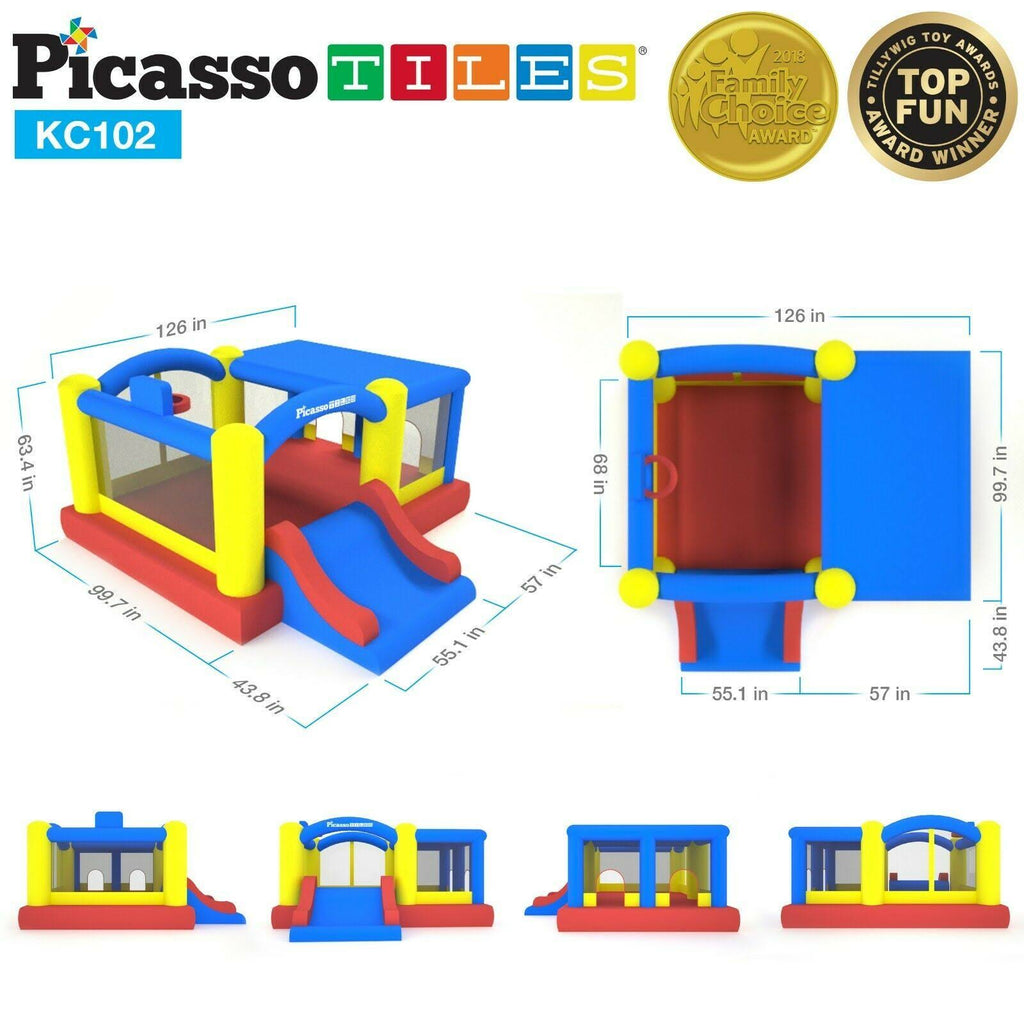 Inflatable Bouncer Jumping House with Slide Z634529