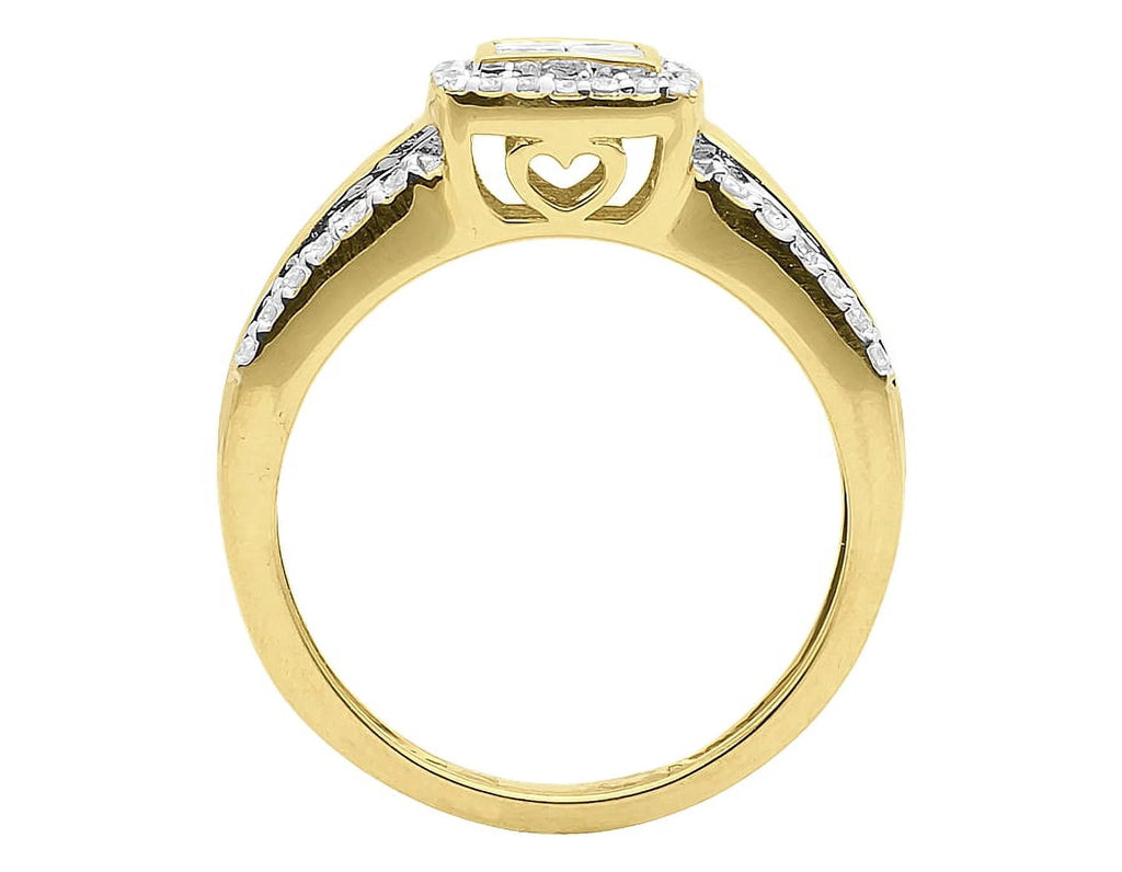 10k Yellow Gold Princess Diamond Engagement Ring (1.02 ct) G652484