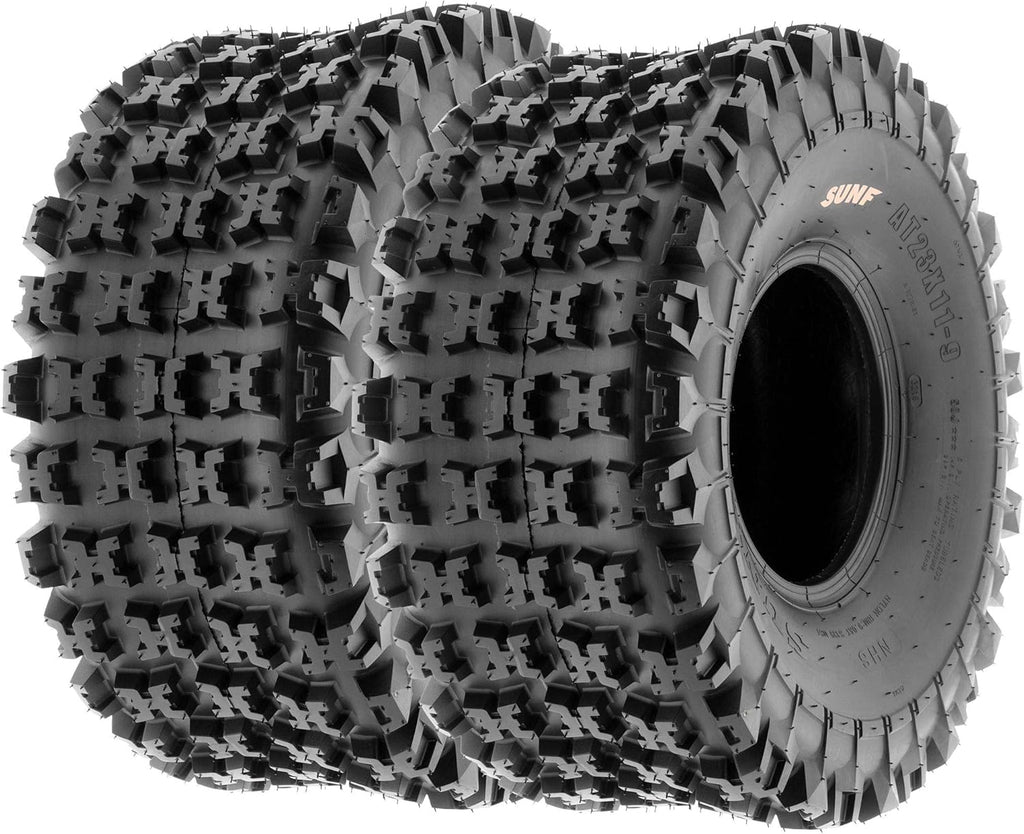 Set of 4 Knobby Sport ATV UTV Tires, 6 PR Tubeless B888