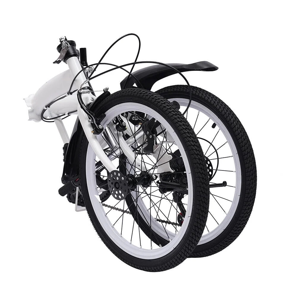 20-inch Folding Bike 7 Speed Double V Brake Carbon Steel X493