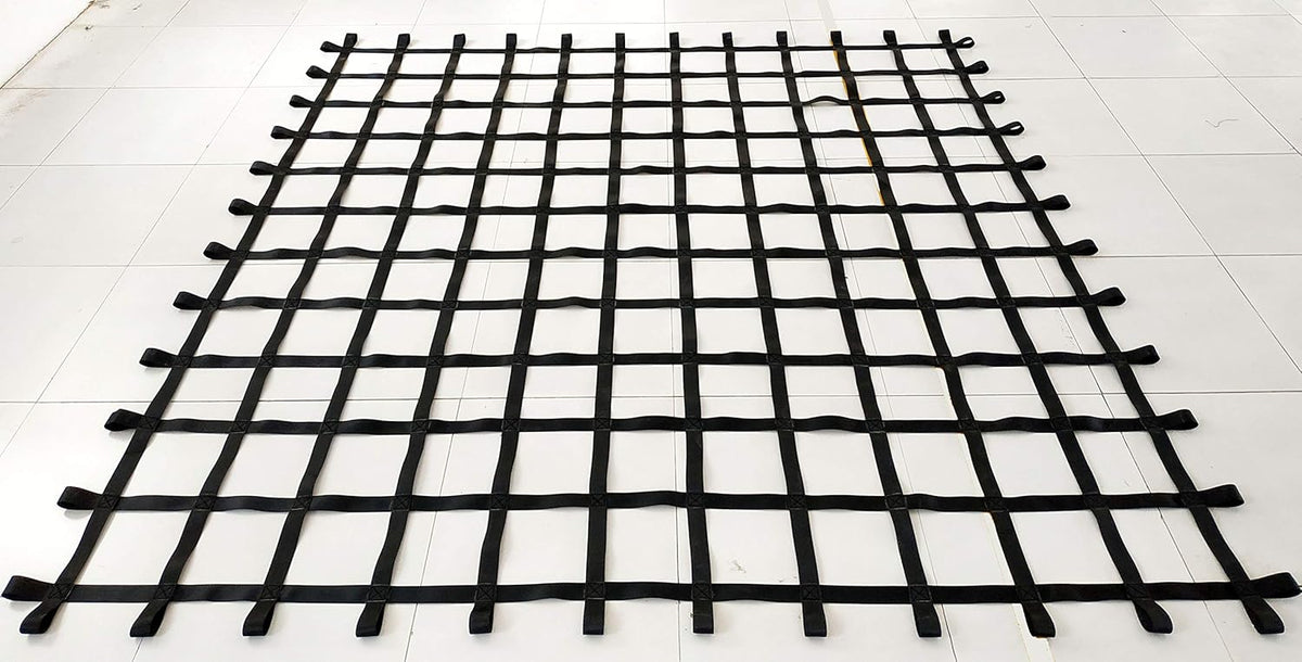 10 ft x 10 ft Black Heavy Duty Climbing Cargo Net N4209