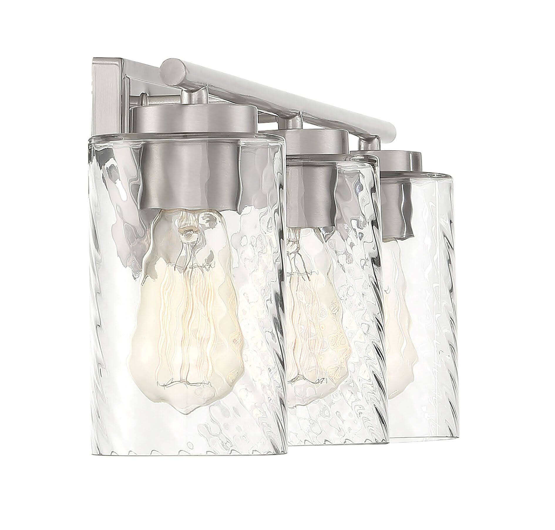 3 Light Brushed Nickel Bath L54283