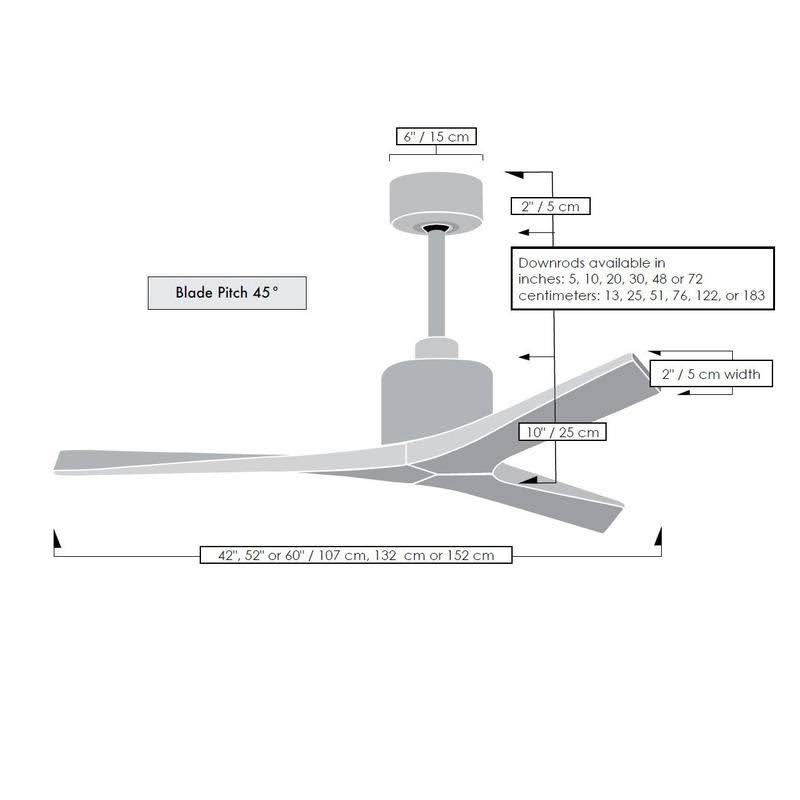 Matte White Ceiling Fan S420