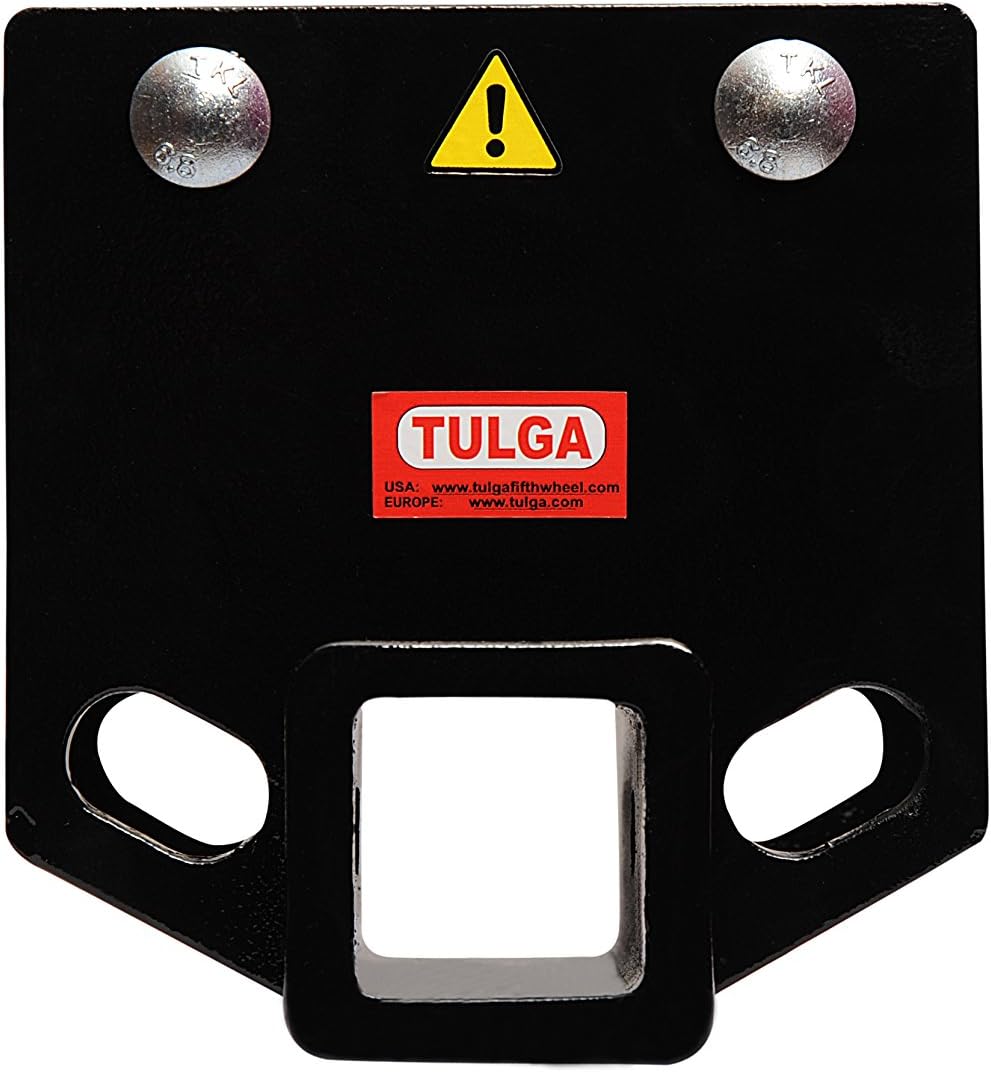 2 Inch Hitch Mount Trailer Towing Adapter for 4 Inch Bumper Beams, Pack of 2 F916126
