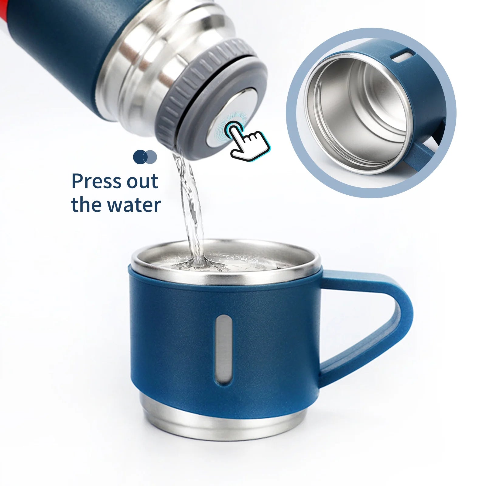 Insulated Stainless Steel Thermos Bottle 500L Y465