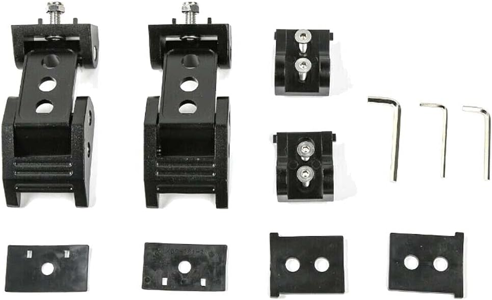 Black Stainless Steel Hood Latch Kit D8789