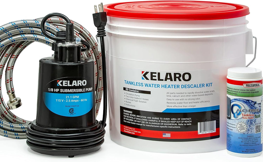Tankless Water Heater Flushing Kit with Descaler S661430