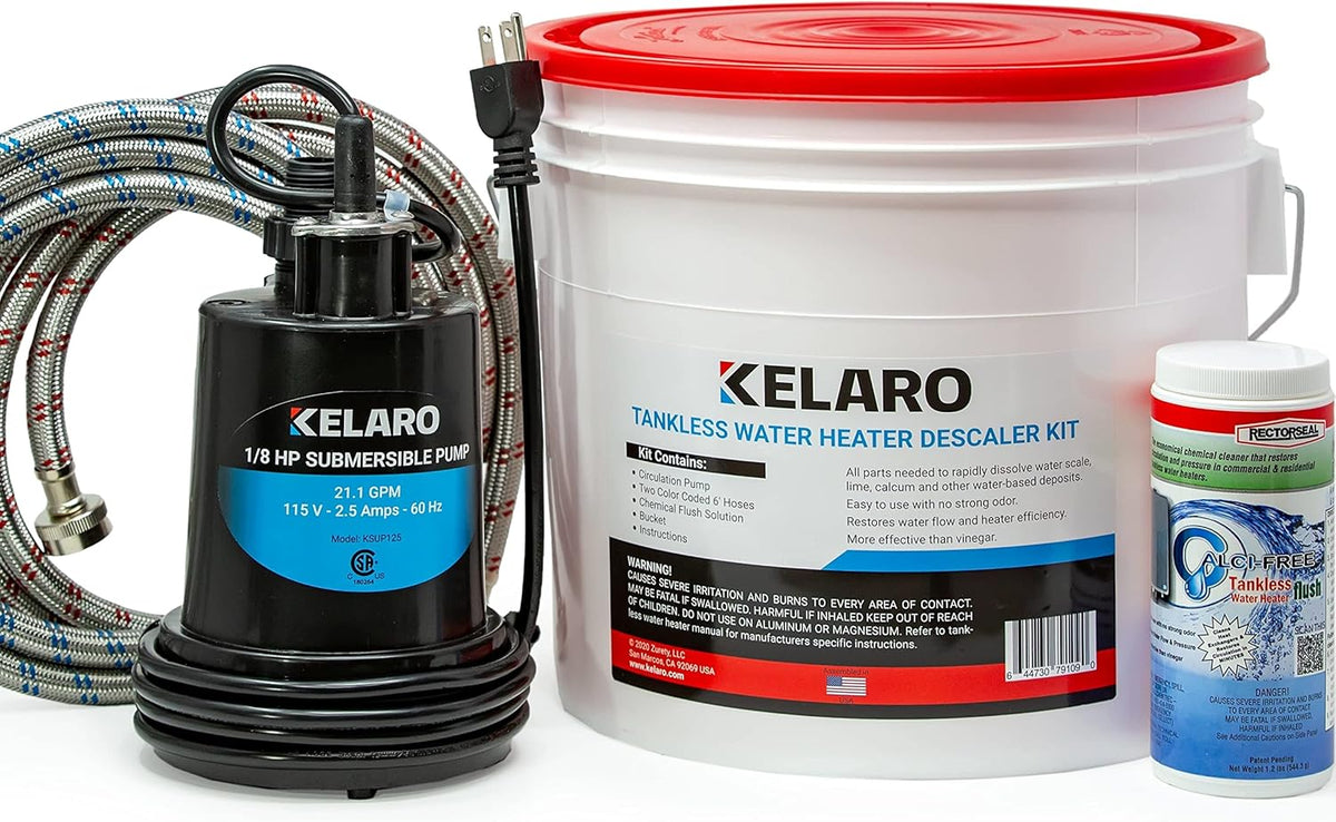 Tankless Water Heater Flushing Kit with Descaler S661430