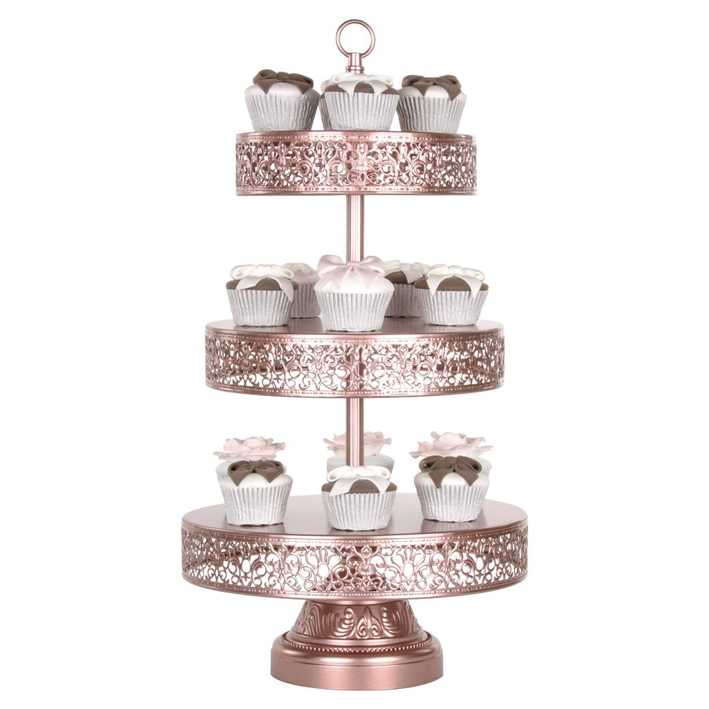 Rose Gold 3-Tier Dessert Cupcake Stand K129