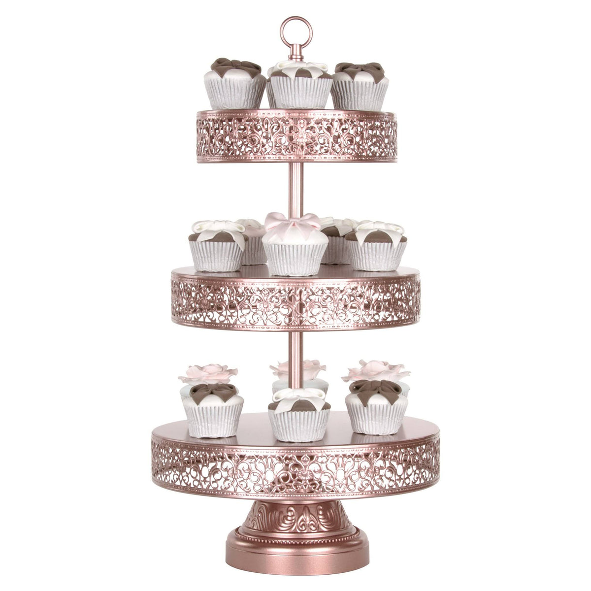 Rose Gold 3-Tier Dessert Cupcake Stand K129