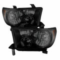 Black Smoked Toyota Tundra Headlights H975556