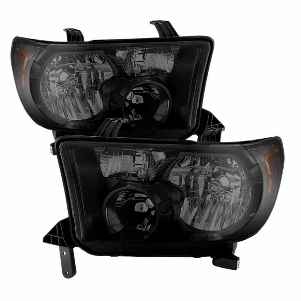 Black Smoked Toyota Tundra Headlights H975556