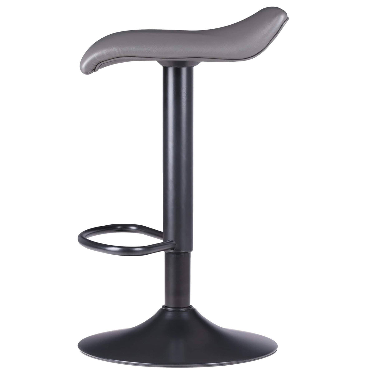 2 Piece Set Adjustable Stool - Black/Gray K406