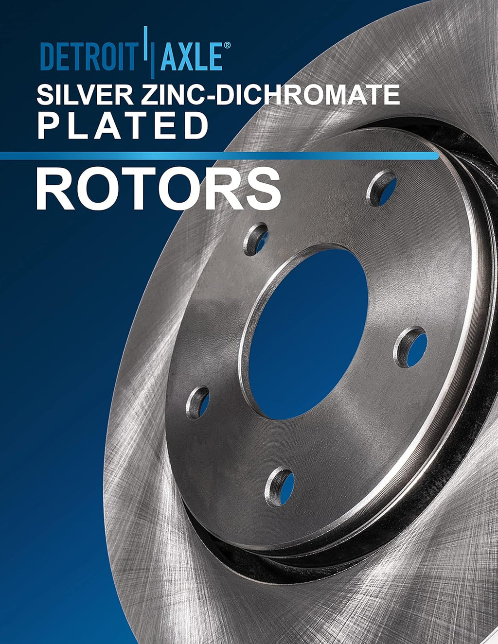 11.10" Front Disc Rotors and Brake Pads 6pc Set M8468