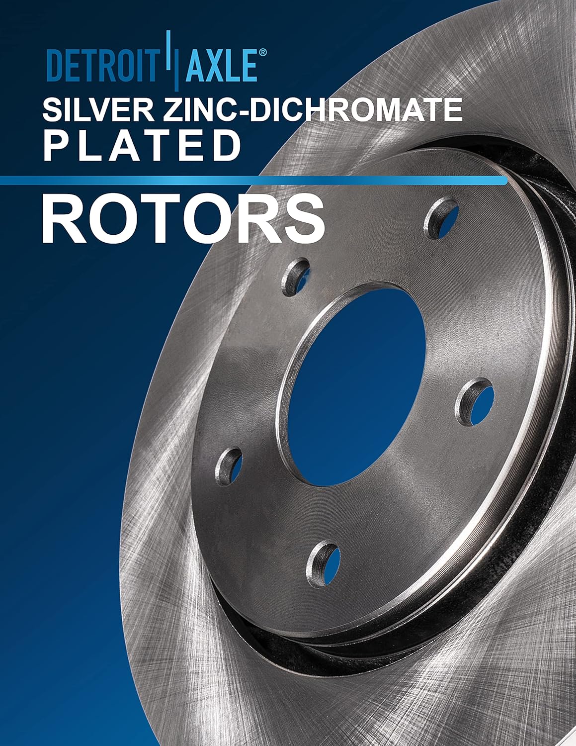 11.10" Front Disc Rotors and Brake Pads 6pc Set M8468