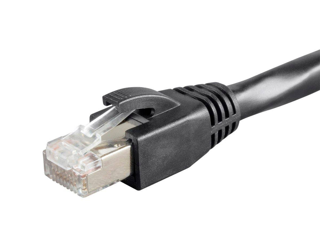 Black 50ft Cat6 Ethernet Patch Cable N4676