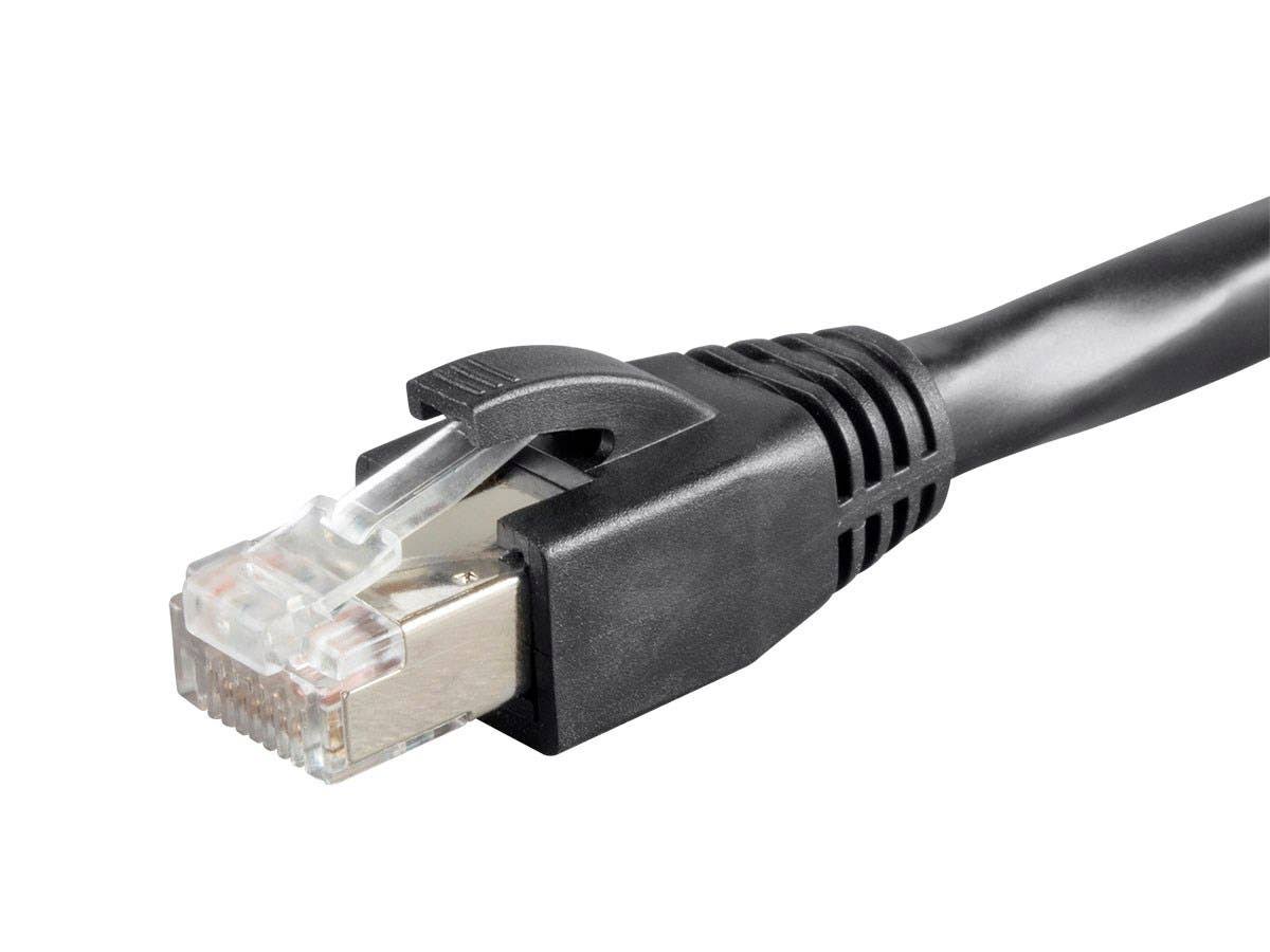 Black 50ft Cat6 Ethernet Patch Cable N4676
