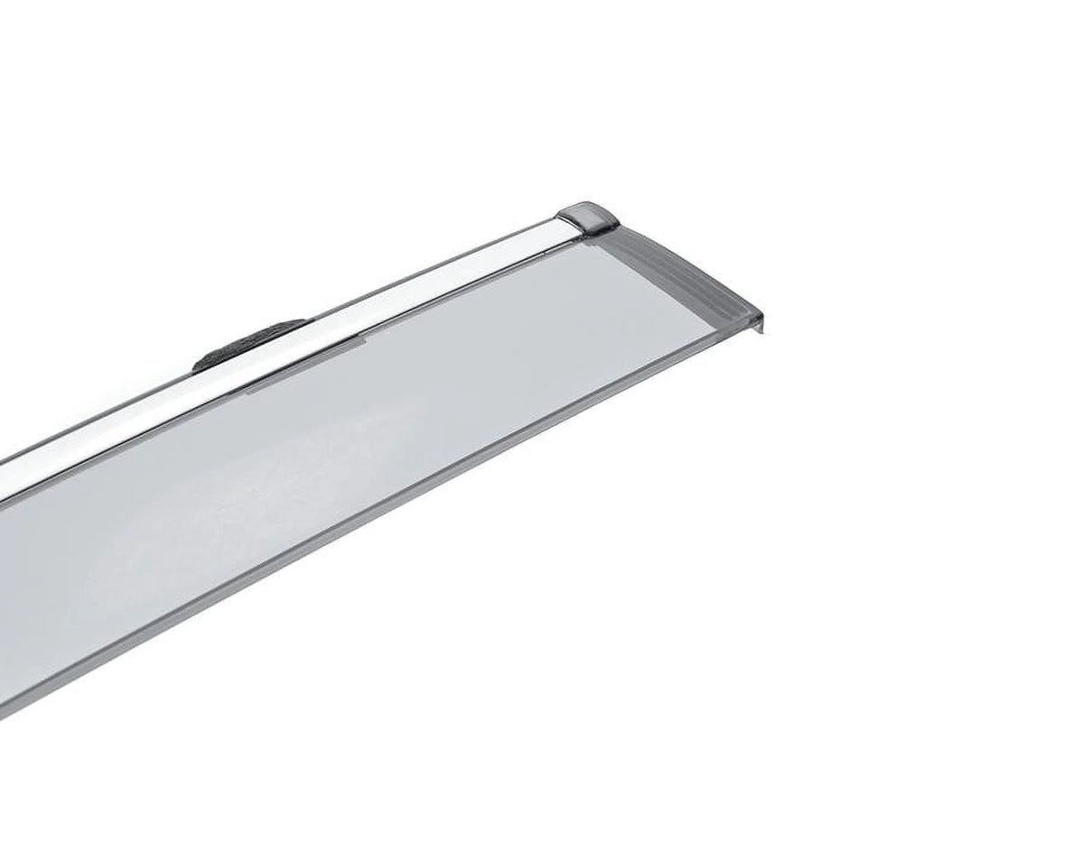 Side Window Visors Rain Guard With Chrome Trim N137