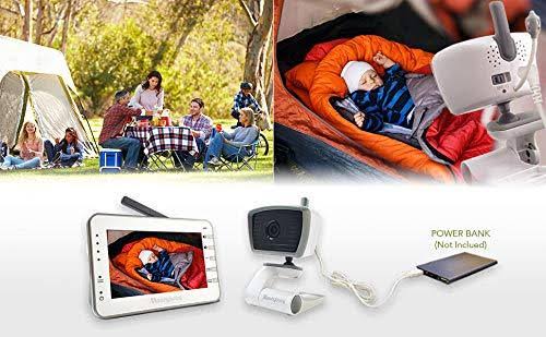 4.3 Inches LCD Video Baby Monitor with 2 Portable Cameras W113