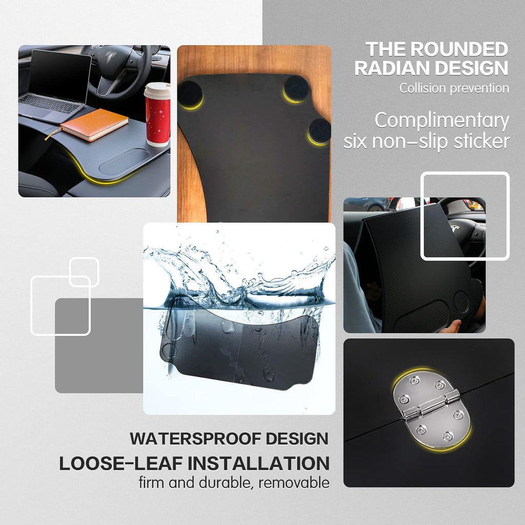 Foldable Laptop Working Table for Car Tray Table, Pack of 2 V1658
