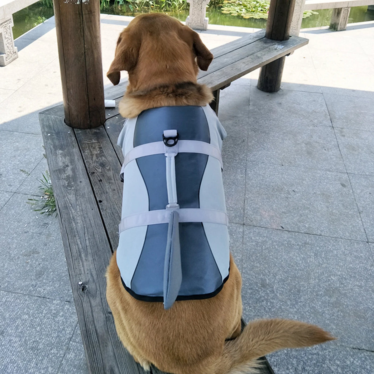 Dog Life Jacket Swimsuit Vest O4110