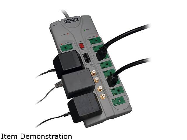 12 Outlet Surge Protector with 10 ft Cord R721