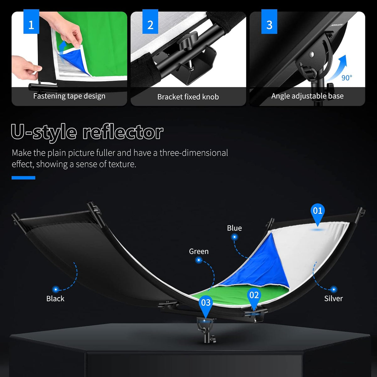 66”×24” Photography Curved Lighting Reflector E142116