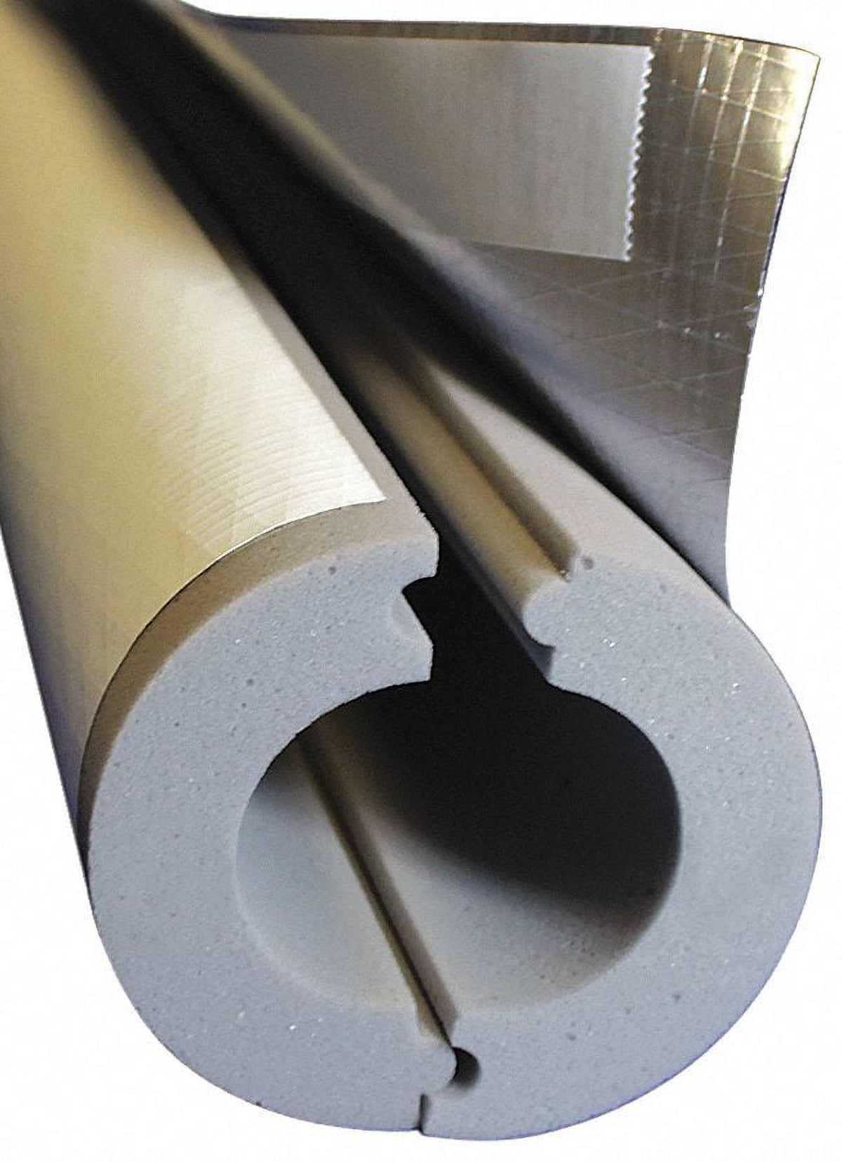 Melamine Pipe Insulation, 1-1/8 in. ID, 4 ft. O41782