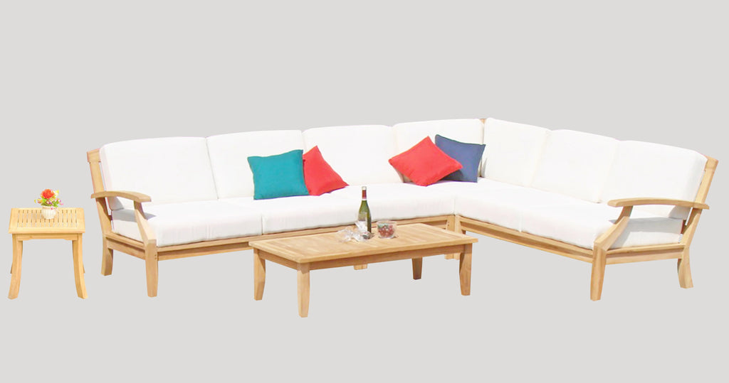 6 Pc Sectional Sofa Set with Cushions M481