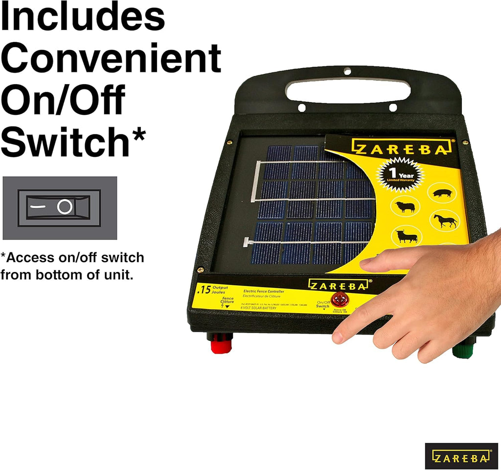 10-Mile Solar Electric Fence Charger U46655