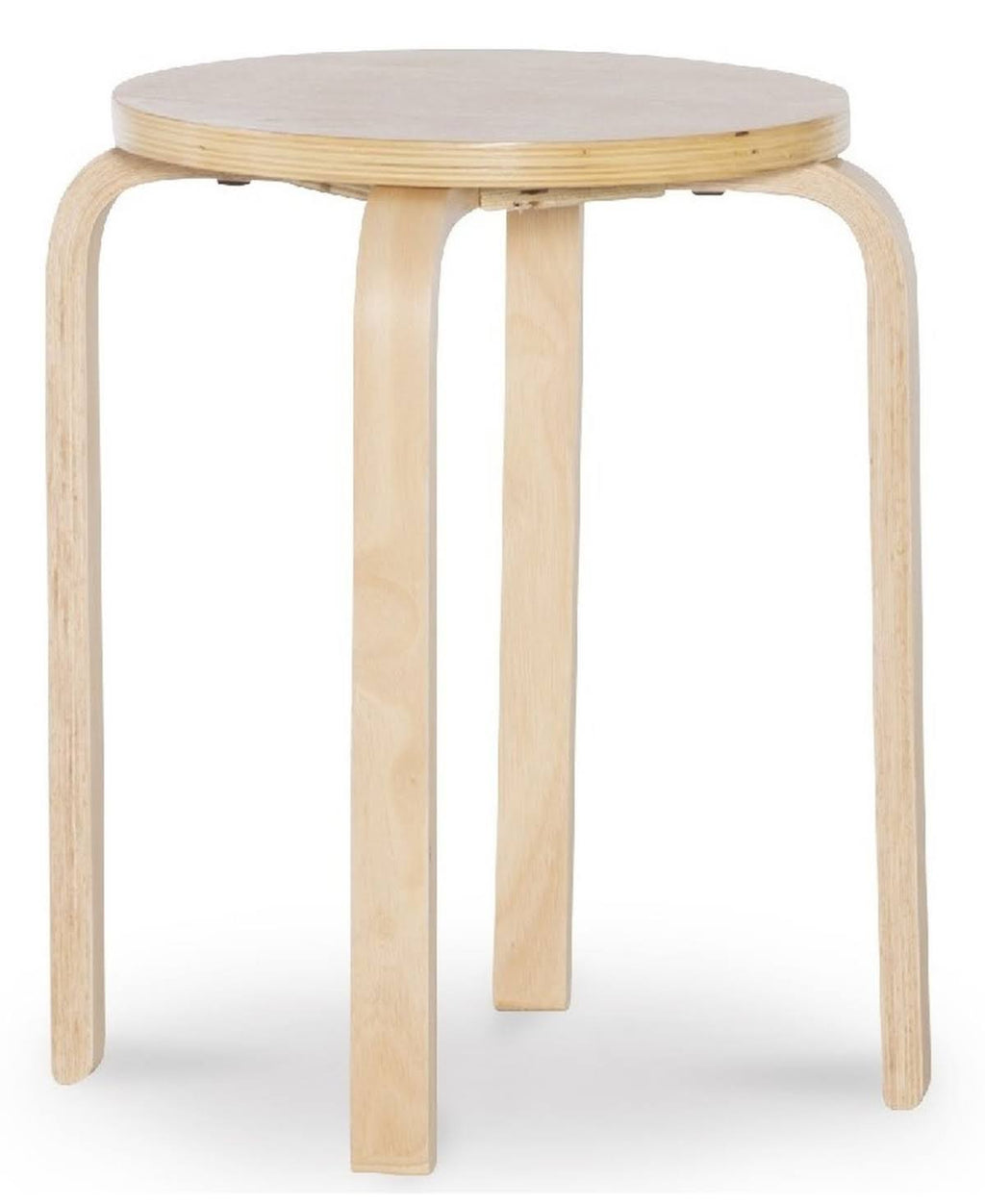 Natural Bentwood Stools, Set of 4 U664486