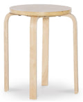 Natural Bentwood Stools, Set of 4 U664486