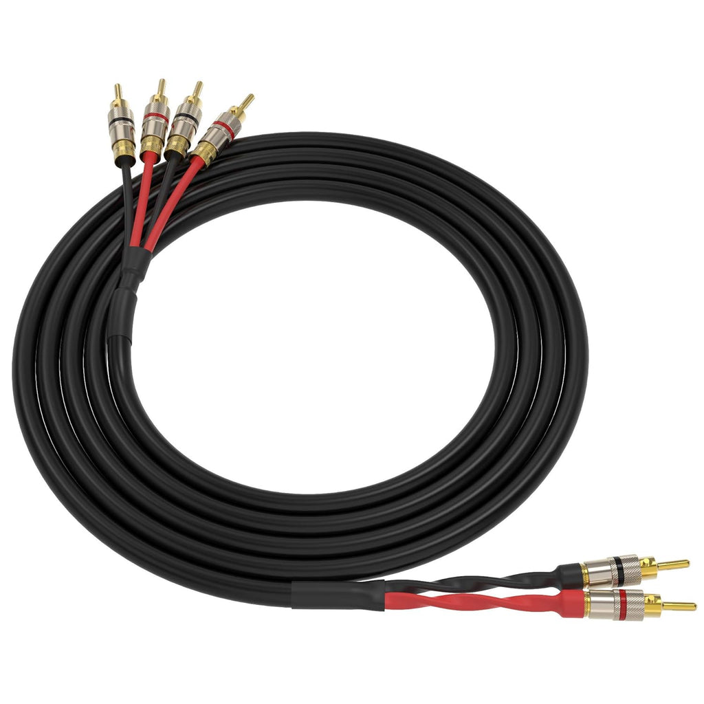 Black Gold Plated Locking Speaker Cable 20 Feet S97340