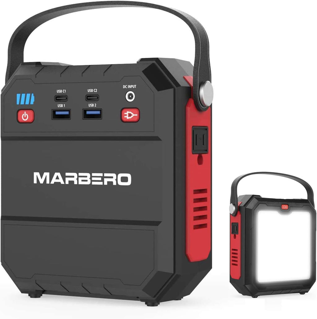 Portable Power Station 83Wh 22500mAh Lithium Battery with AC Outlet 4 USB Ports Flashlight P17681