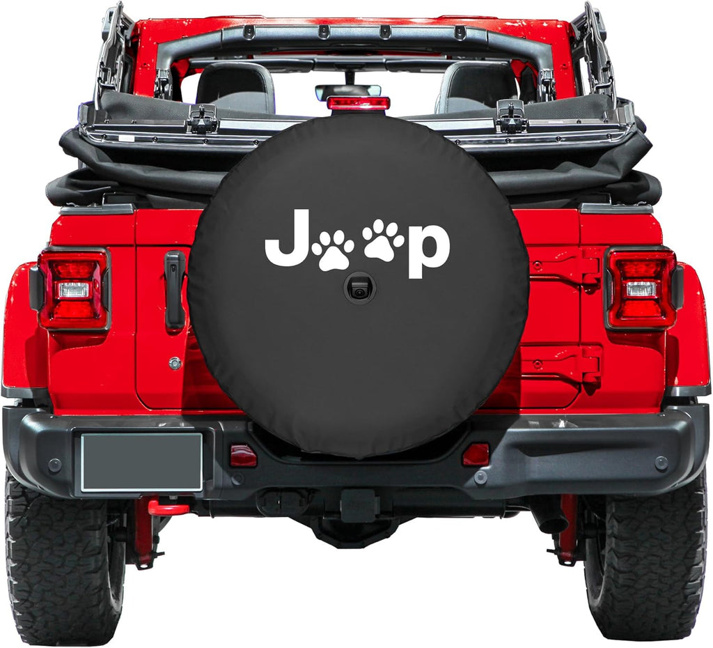32" Soft Tire Cover for Jeep Wrangler JL with Back-up Camera Pack of 2 T211685