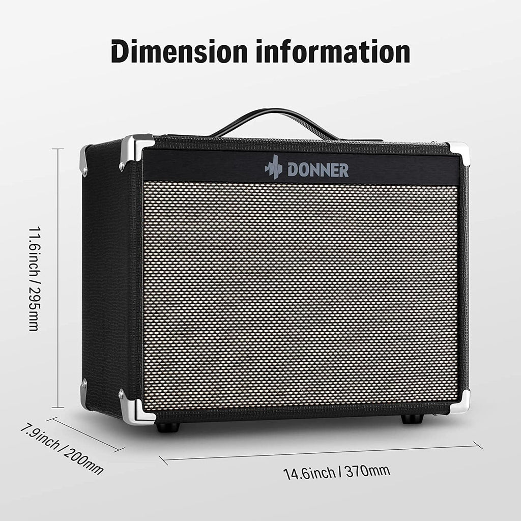 20W Electric Guitar Amplifier Combo with 8" Speaker Q4957