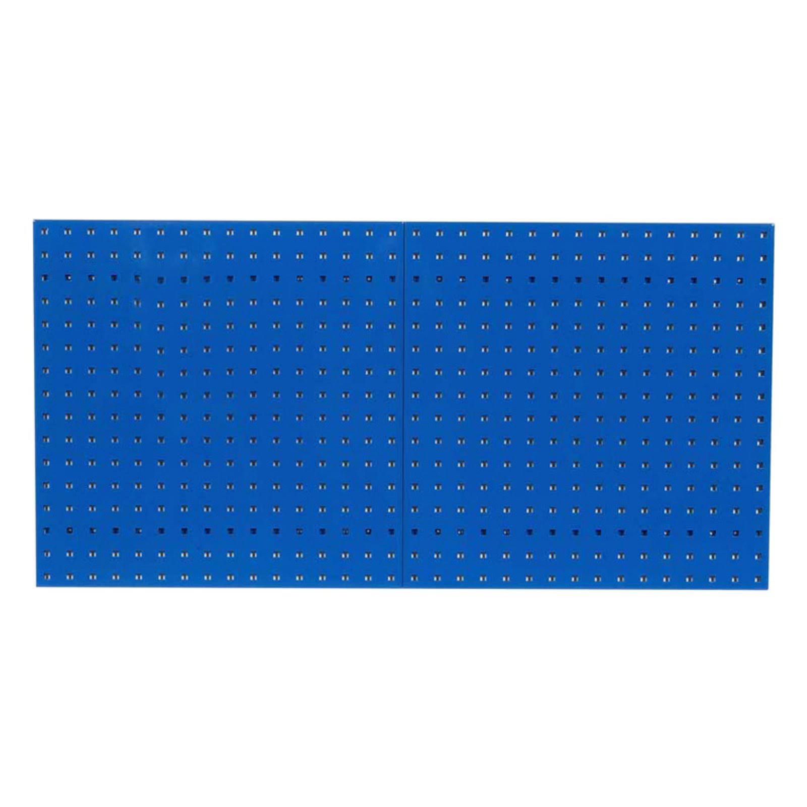 Blue Steel Square Hole Pegboard Y226538