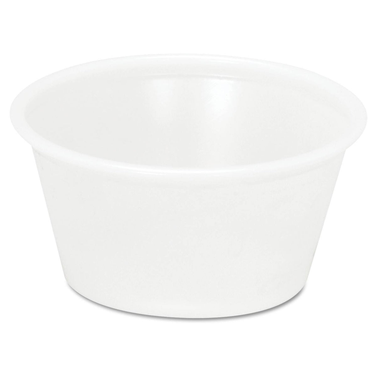 Translucent Plastic Souffle Cups, 2 oz, 200/Bag U842935