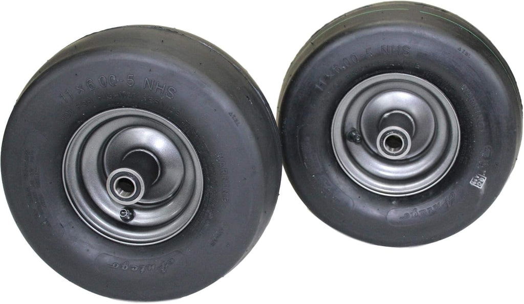 Set of 2 11x6.00-5 Tire Wheel Assy C484