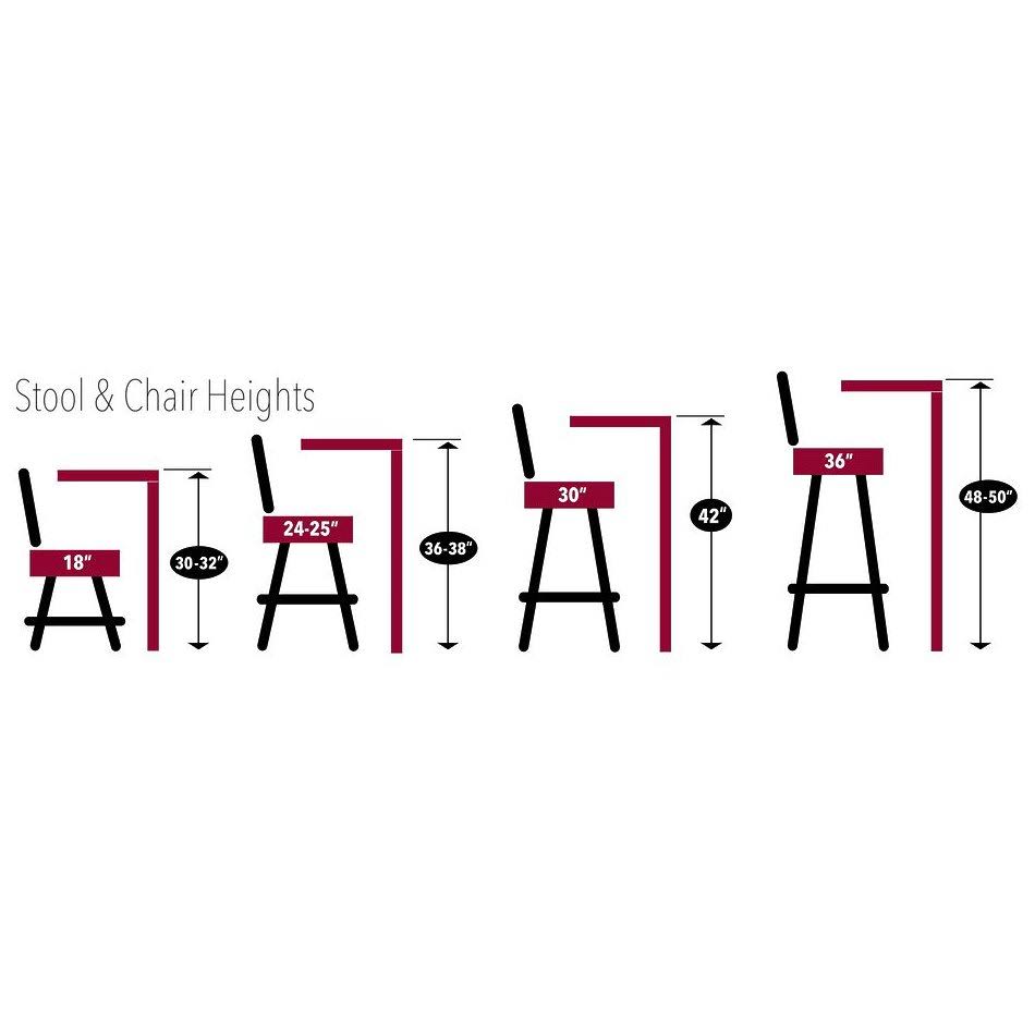 Wrinkle Swivel Bar Stool with Jailhouse Style Back U44131