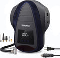 Tire Inflator Air Compressor, Portable DC/AC Air Pump with Pressure Gauge I260