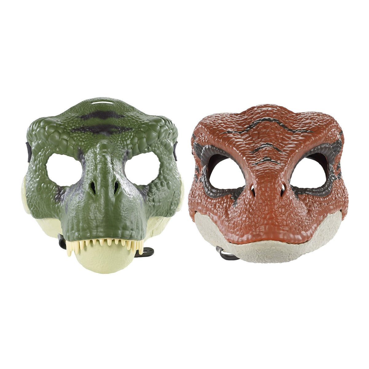 Tyrannosaurus Rex and Velociraptor Masks Bundle E883