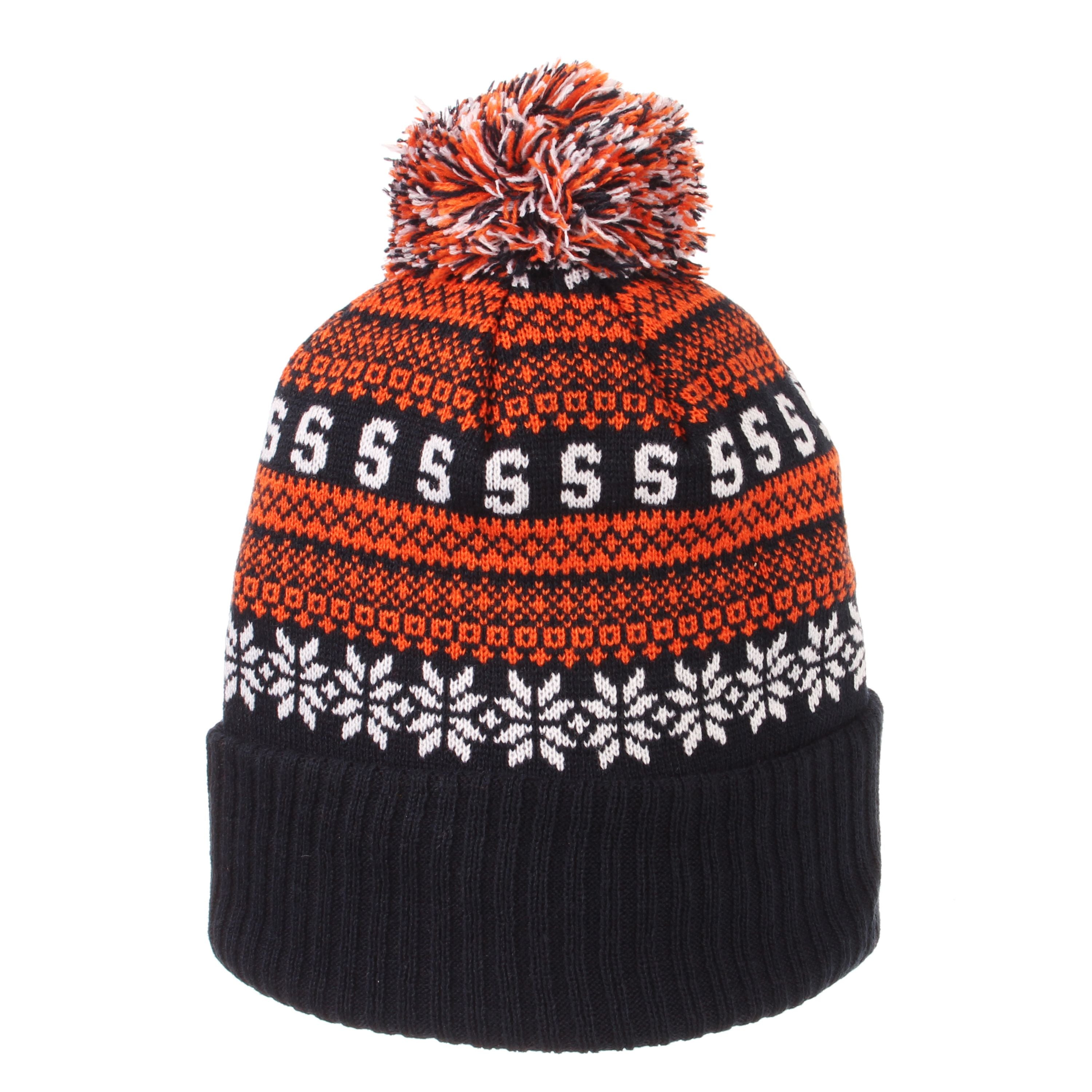 NCAA Carousel Cuffed Knit Beanie Sock Hat Zephyr A23421