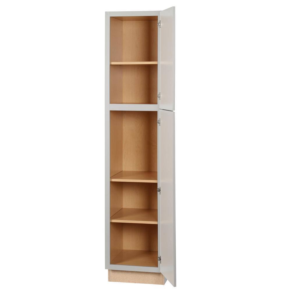 Shaker Assembled Pantry Kitchen Cabinet in Dove Gray K181